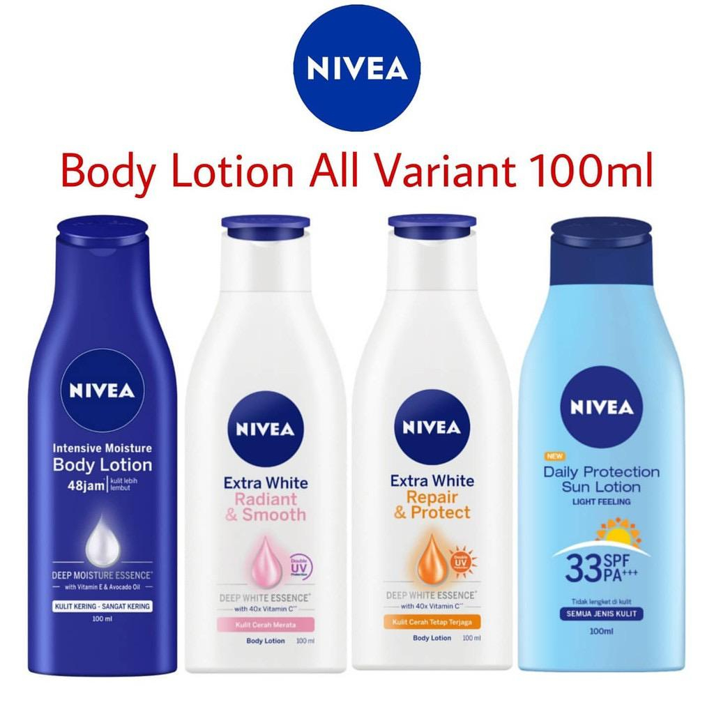 ❤ Fix Glow ❤ Nivea Body Lotion Radian & Smooth 200ml - NIVEA Daily Protection Sun Lotion SPF 33 PA++