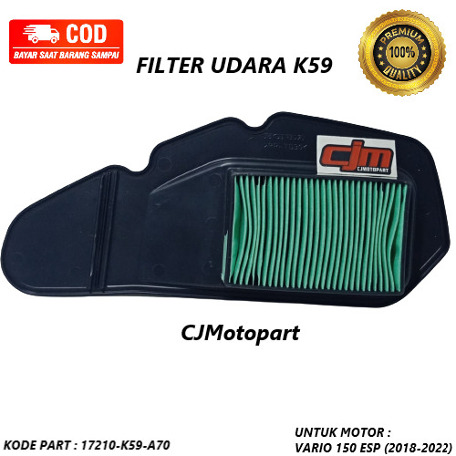 FILTER UDARA K59 VARIO 150 125 PCX BERKUALITAS ORIGINAL