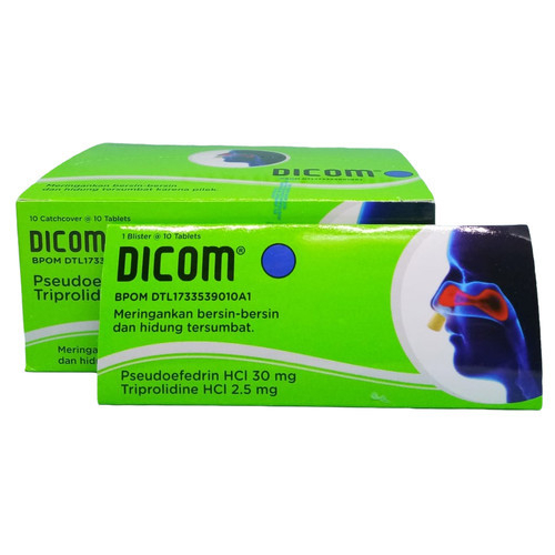 Dicom Strip 10's Tablet Novell / Obat Flu / Obat Hidung Tersumbat