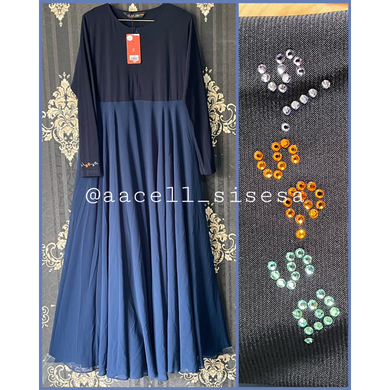 Sisesa Nwt dress arifah navy Sisesa