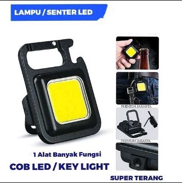 Lampu COB LED key light Senter COB Key Chain Lampu