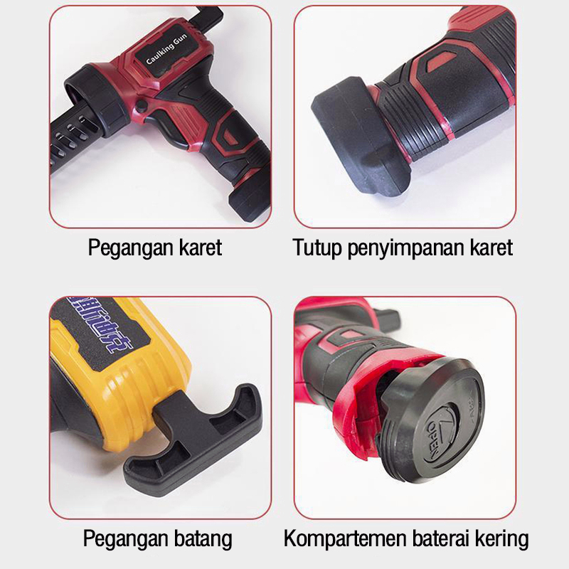 Lem Tembak On/Off / Hot Melt Glue Gun Tembakan Lem Sealant Tabung Multifungsi wireless glue gun hot melt, Multiguna, Mudah Dioperasikan Pistol Isi Lem Kaca Listrik, Isi Ulang Baterai sealant Lem Tembak