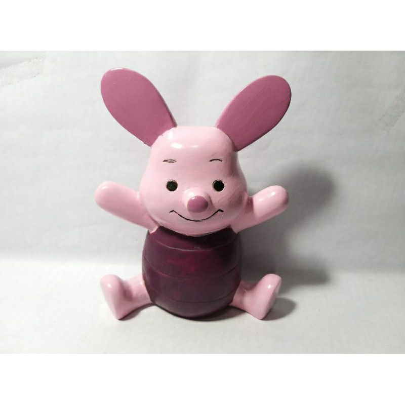 Celengan Piglet Piggy Pig Babi B2 Porky Pork Winnie The Pooh Disney Character Karakter Coin Bank Tem