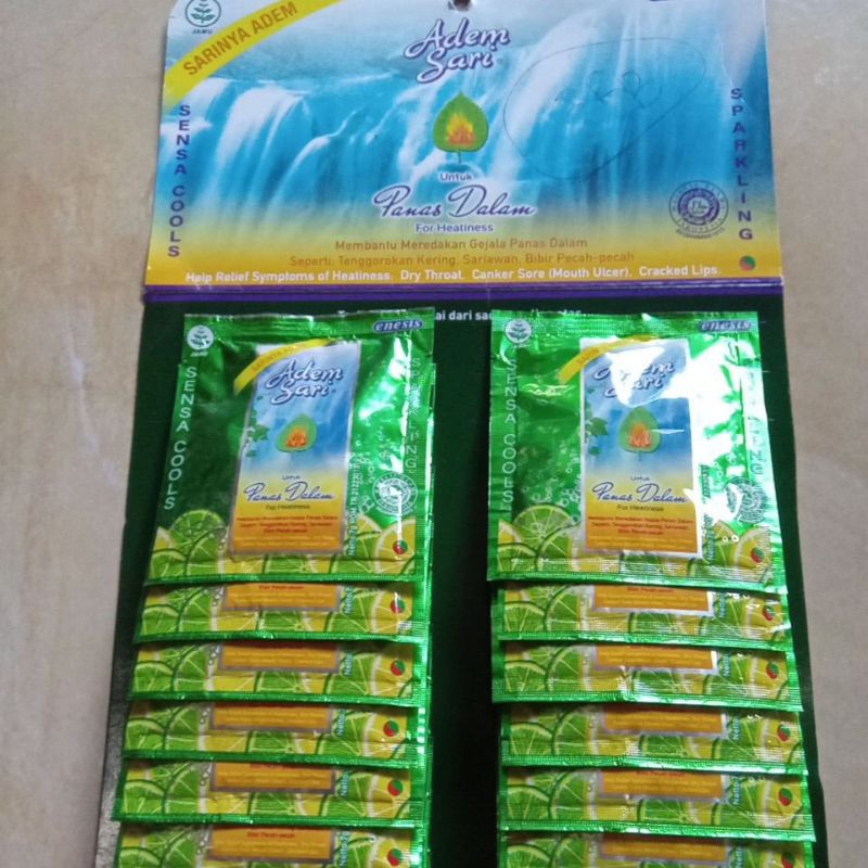 

ADEM SARI Sensa Cools Untuk Panas Dalam Sachet Eceran