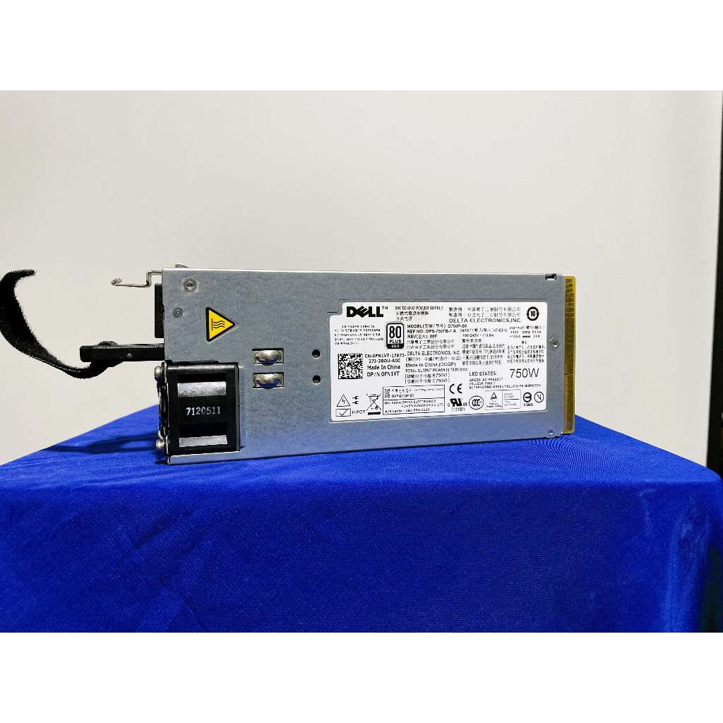 psu powersupply dell 0fn1vt 750 watt r510 r515 r810 r910 t710