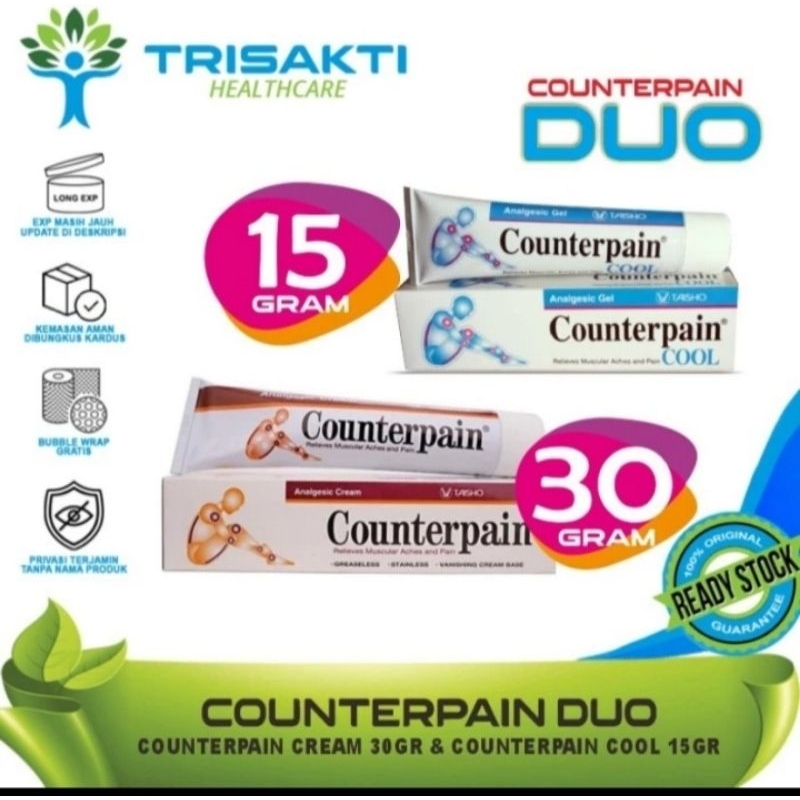 counterpain 30 gr free counterpain cool 15gr