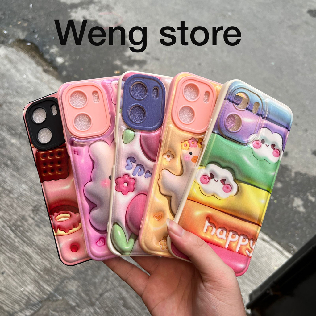 3d Case Motif Cookies Dll For Xiaomi Redmi 9A 9C 10A A1 2022