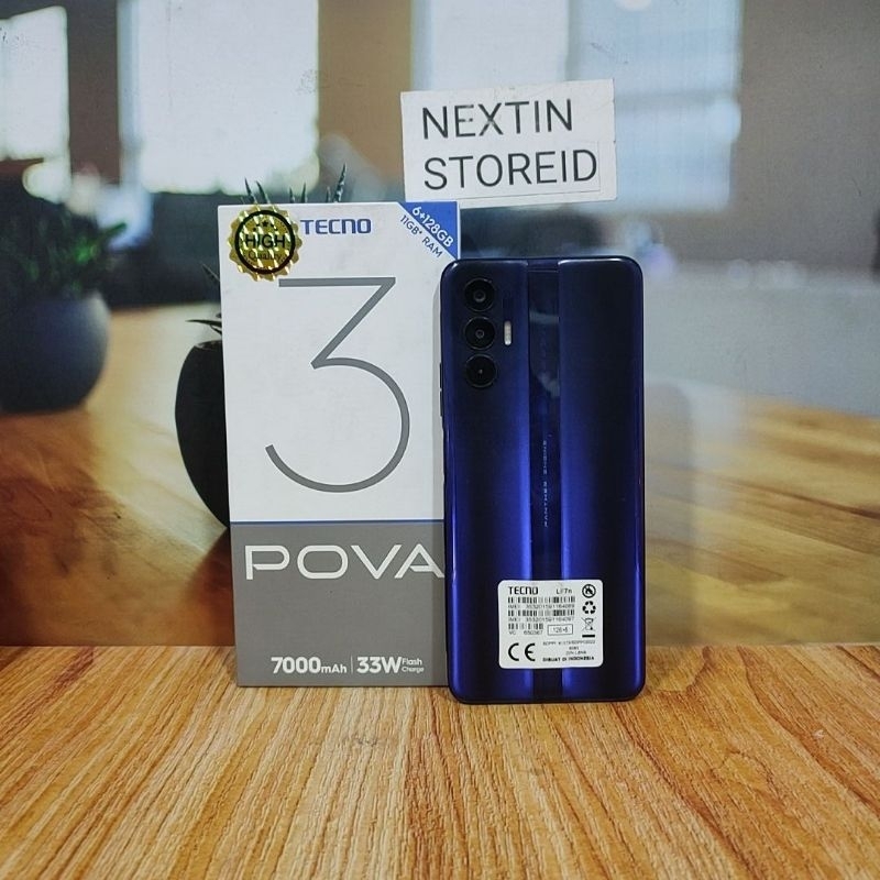 TECNO POVA 3 6/128 SECOND FULLSET