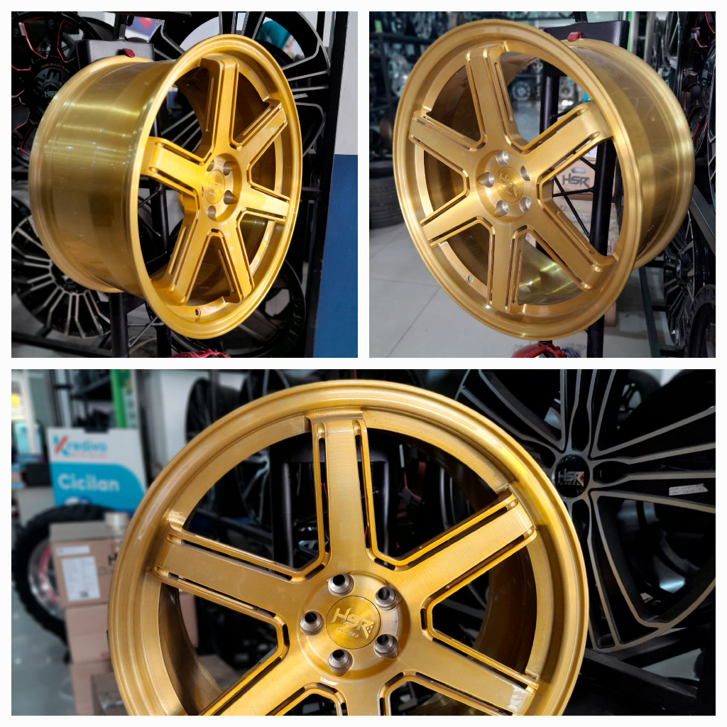 velg mobil berkualitas hsr original RFG MINAS ring 19 buat subaru new veloz vw polo sienta new xenia