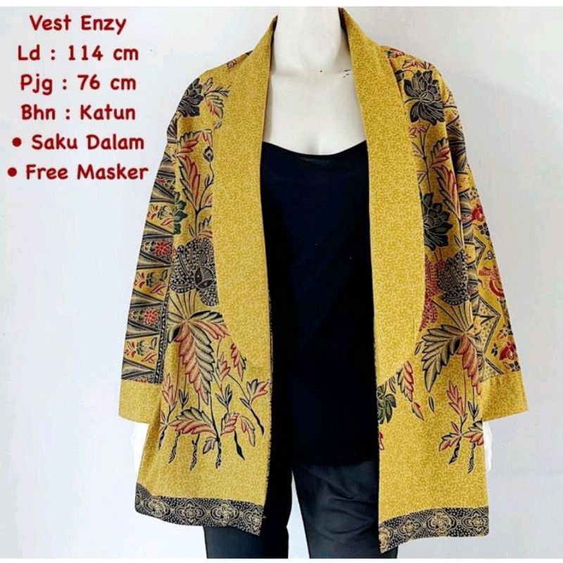 VEST ENZY BATIK SOLO