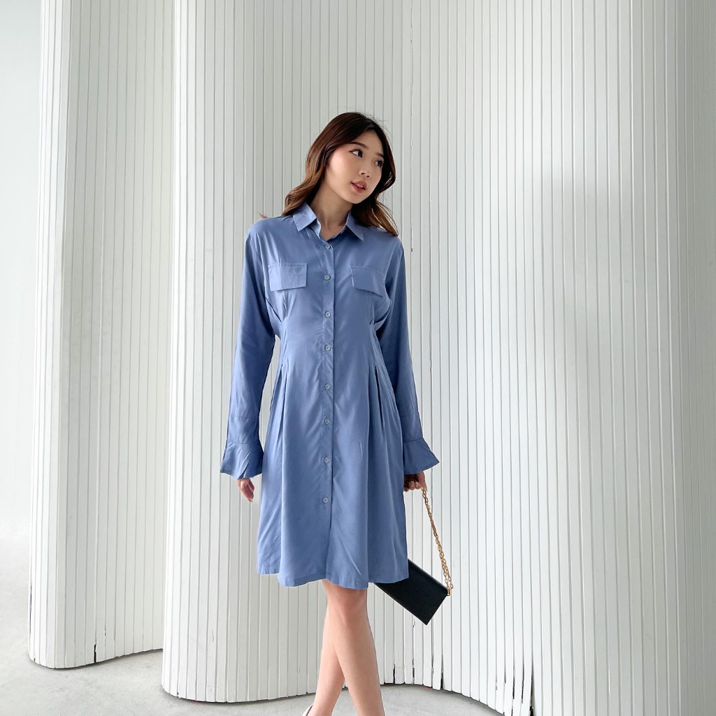 Beige Studio - Gale Dress / Dress Lengan Panjang Wanita