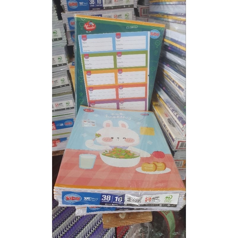 

[10pcs]BUKU SIDU 38 lembar-BUKU TULIS