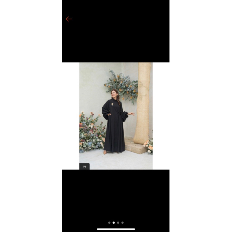 PRELOVED Fiona dress wearing klamby (L)