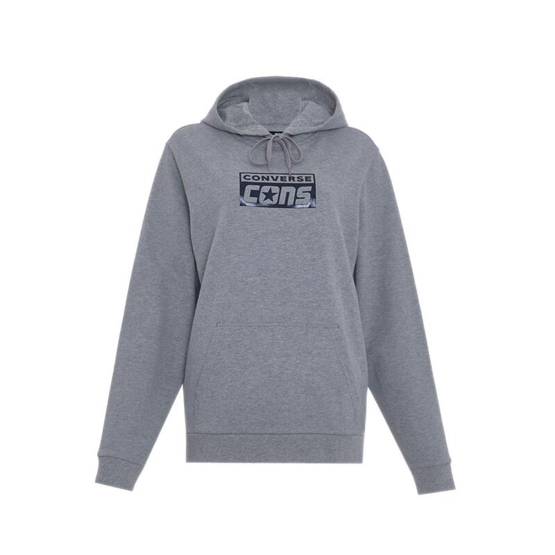 Converse CONS Logo Pullover Hoodie - Grey