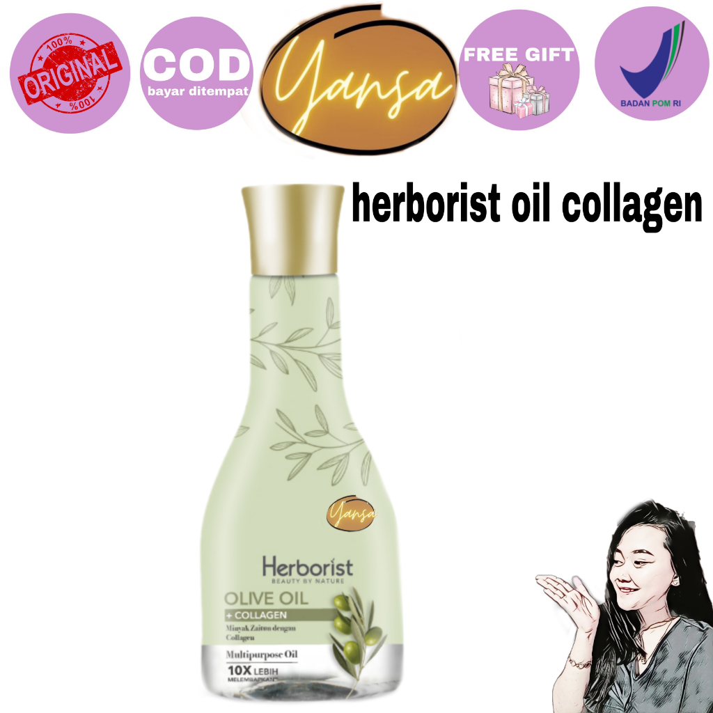 Herborist Minyak Zaitun + Collagen 150ml