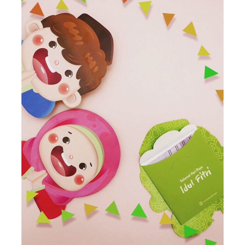 

BEST SELLER!ISI 5 AMPLOP IDUL FITRI CUTE KARAKTER