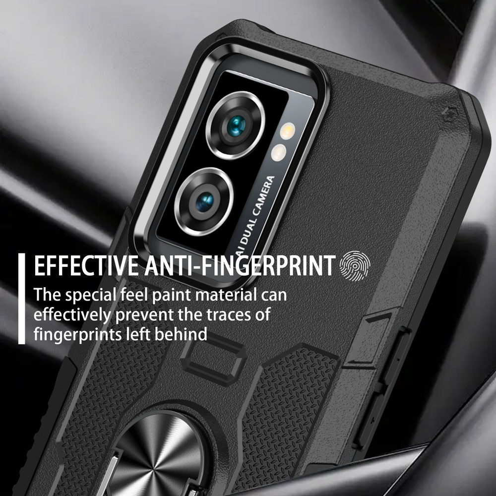 Case Armor OPPO A54 Iring Cincin Magnetic Kesing Hp Protect kamera Premium Hard Case Standing Robot Pelindung Kamera