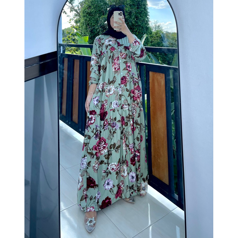 GAMIS LAKSITA MOTIF BUNGA