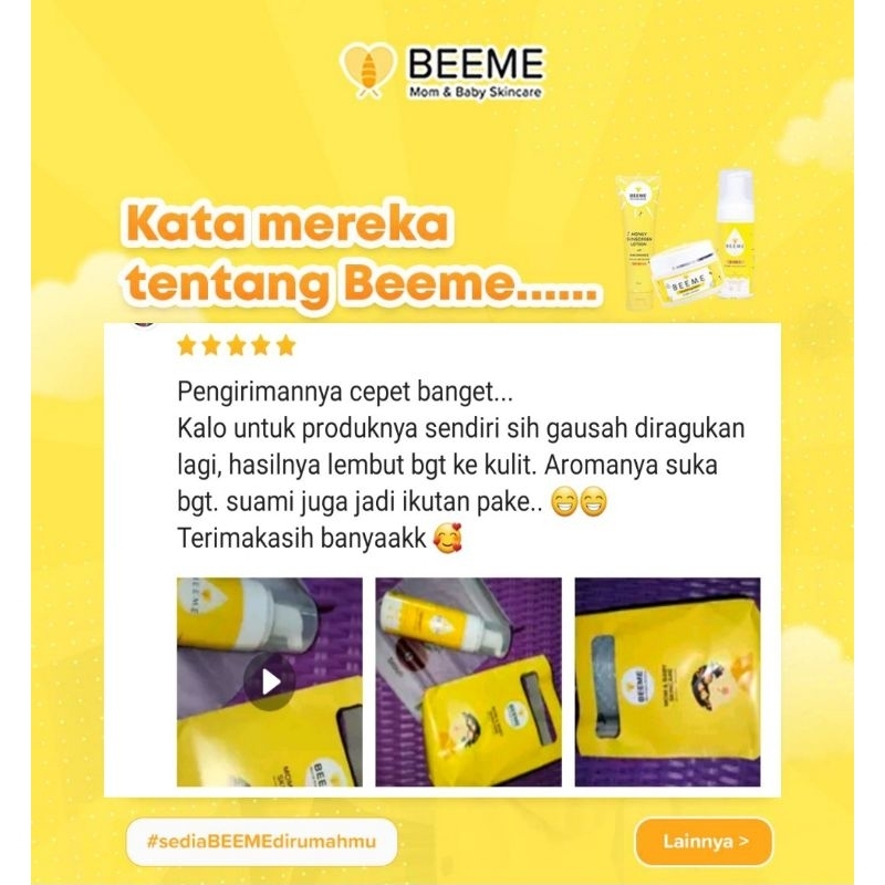 [READY] BEEME NATURAL SOAP 3 IN 1