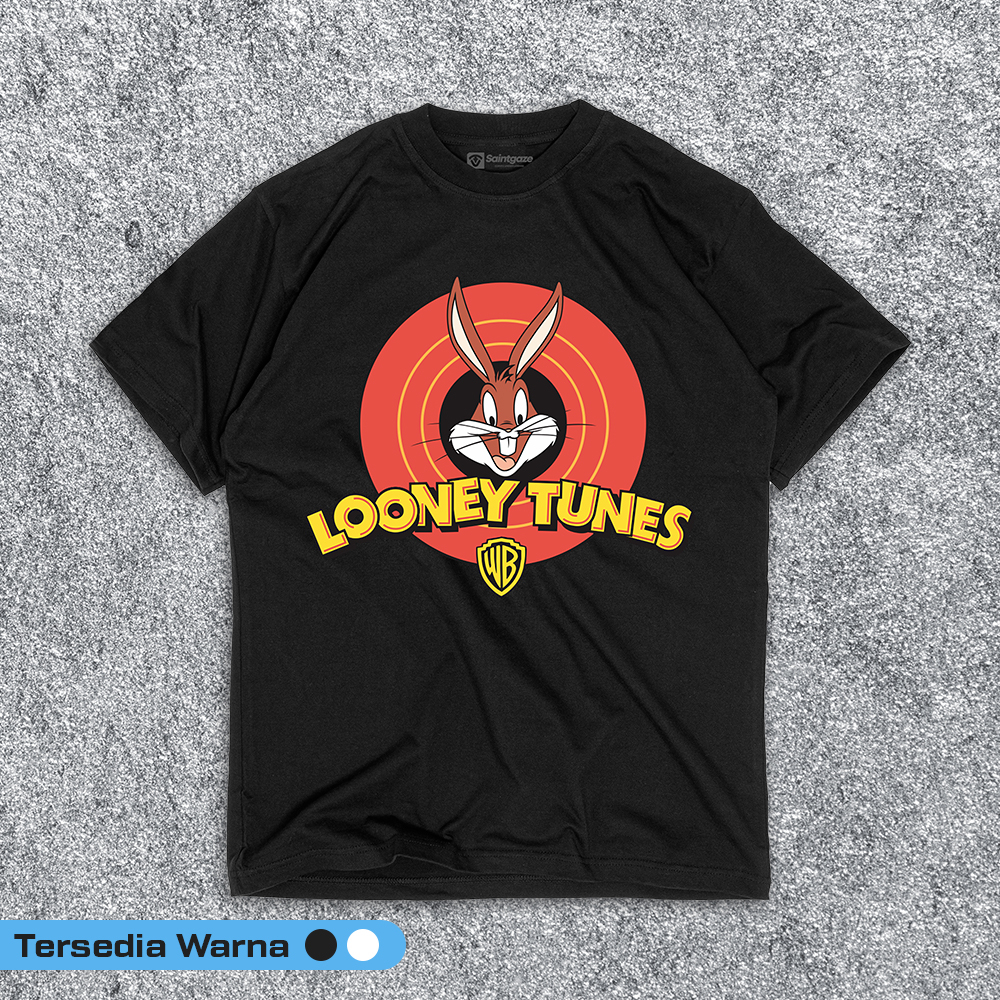 Cartoon - Looney Tunes Logo Kaos kartun dewasa original vintage laki laki wanita cowo cewe baju dist