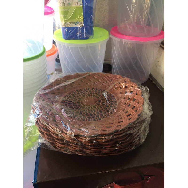 Jikin rotan plastik datar