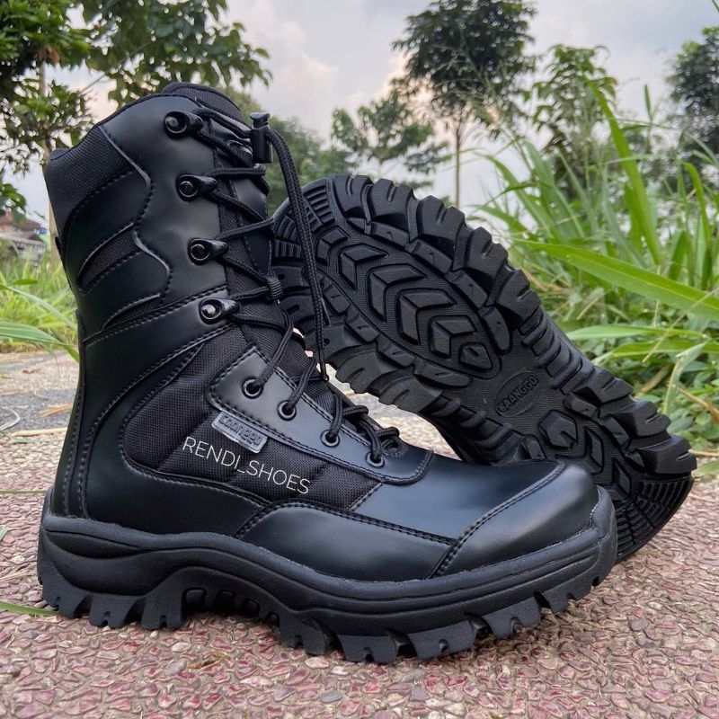 SEPATU PDL TNI POLISI SATPOLPP SECURITY safety ujung besi terbaru brand caanggo