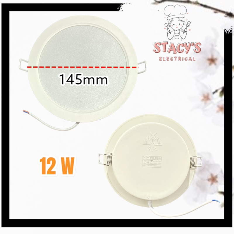 Lampu LED DOWNLIGHT MYLED 6W 9W 12W 18W CAHAYA PUTIH/ LAMPU INBOW PLAFON MY LED