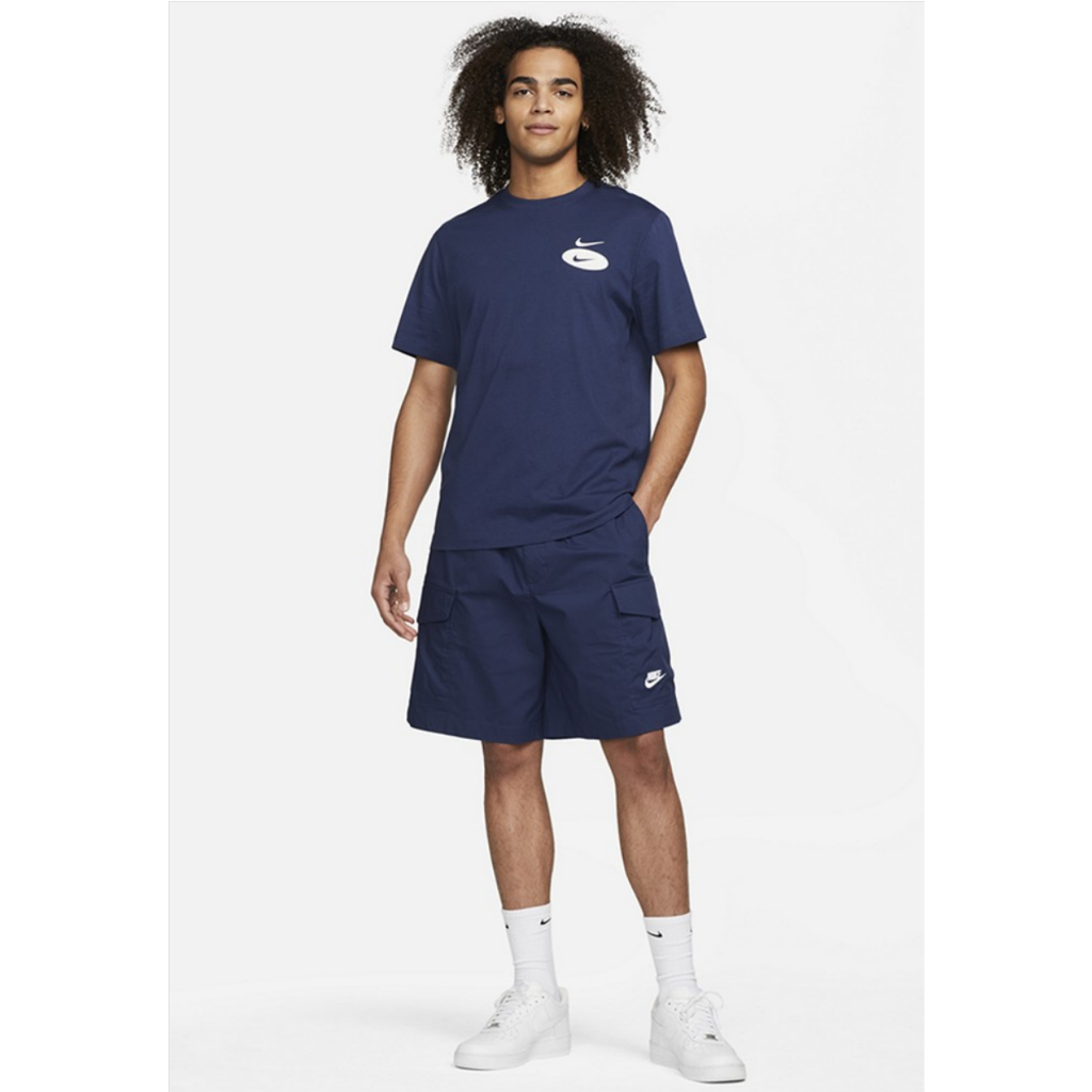 Nike Essentials Woven Unlined Utility Shorts Navy Celana Original