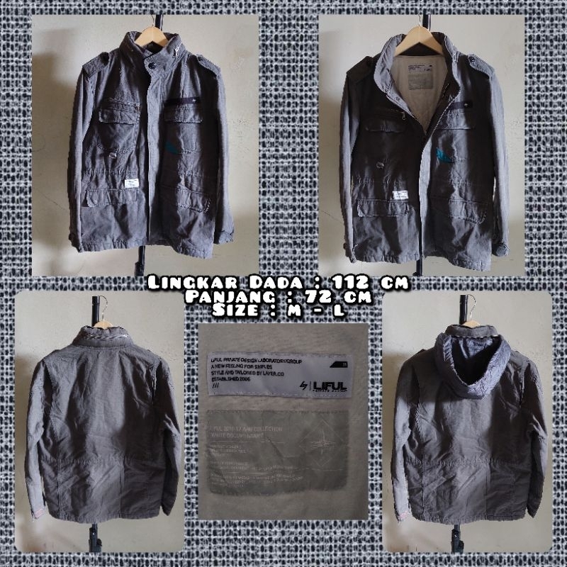 Jaket Parka Military M65 Second Original.