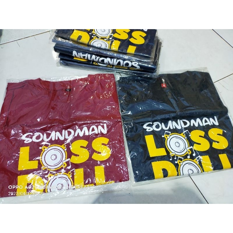 SOUNDMAN LOSS DOLL kaos sablon plastisol glossy (karet mengkilap)