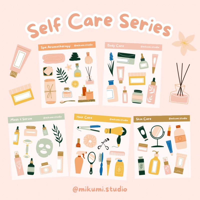 

[MIKUMI] Awlfcare Sticker Set | Doff Sticker | Kiss Cut sticker | Deco sticker | Journaling Kits | Bujo Kits | Planner Sticker | Stiker Planner | Sticker Lucu | Sticker Planner | Sticker Bujo | Deco Kit | Scrapbook Sticker | Sticker Aesthetic