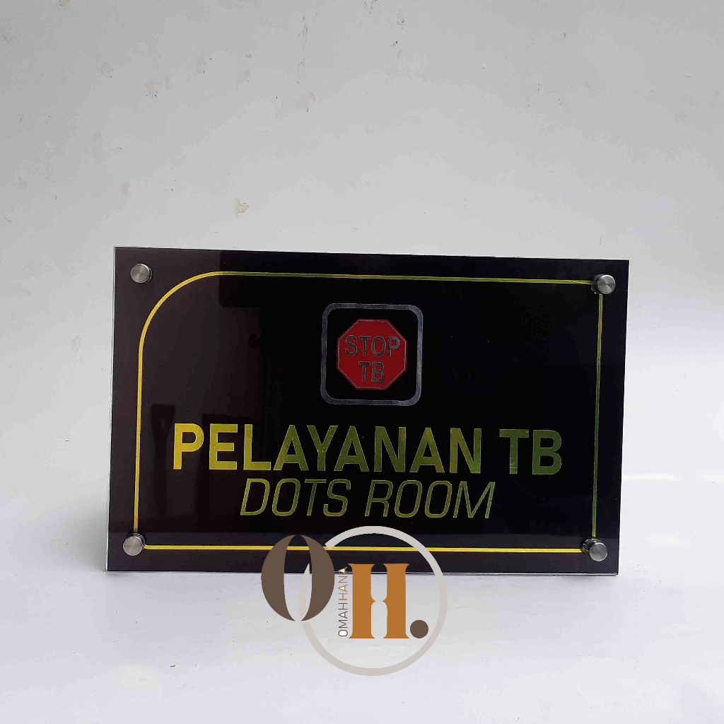 

Nama Ruang Akrilik Pelayanan TB - Akrilik Dots Room - Akrilik Ruang TBC