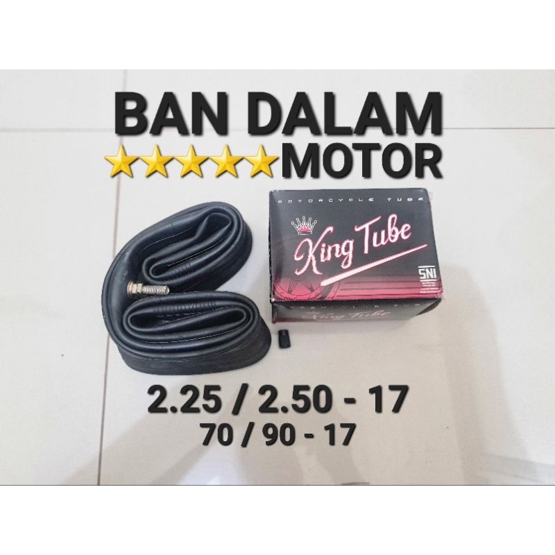 BAN DALAM SEPEDA MOTOR BAN DALAM MOTOR UKURAN 17 X 2.25 / 2.50 YAMAHA HONDA BAN MOTOR DEPAN