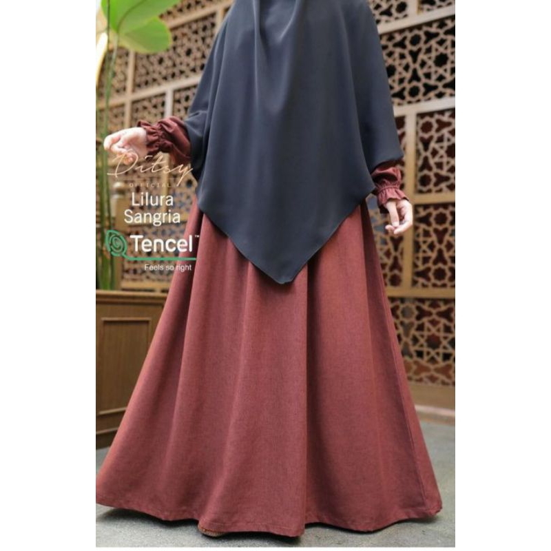 Ditsy Lilura TL Sangria XL (Maroon)