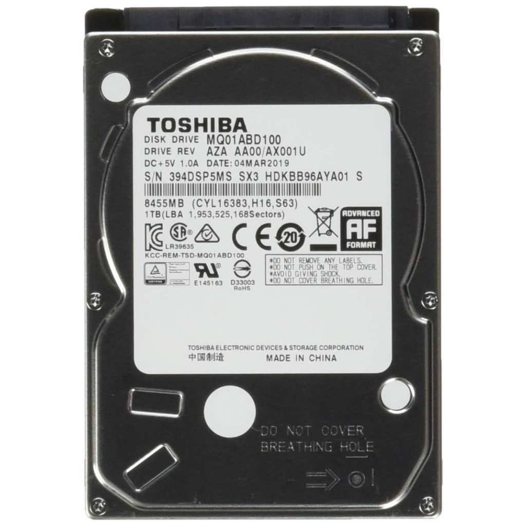 Hardisk ori copotan  1TB Toshiba Laptop / Notebook 2.5 Inchi - HDD Internal