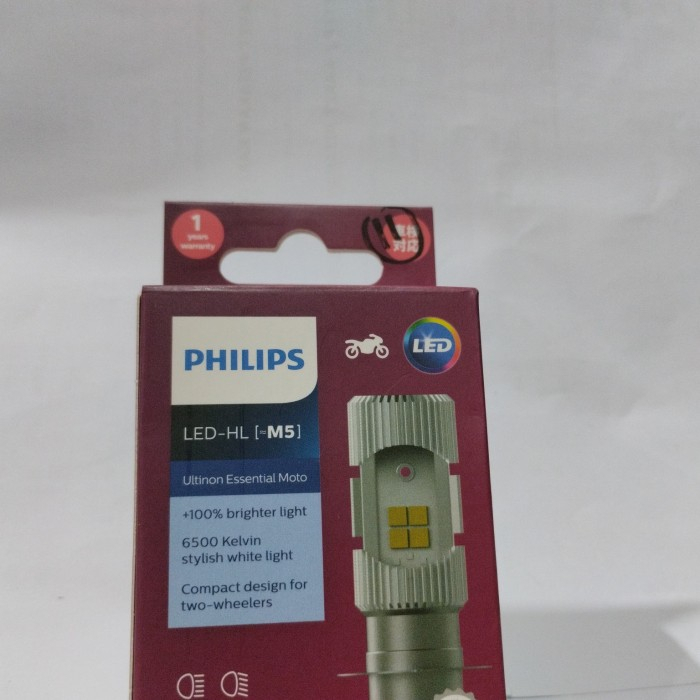 Lampu motor LED Philips M5 original