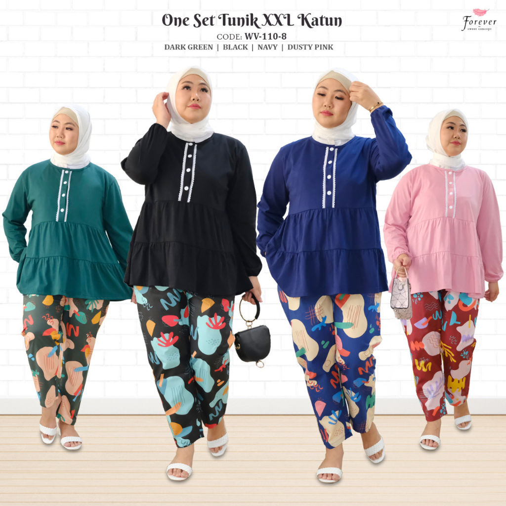 READY STOCK PP XXL/2L FOREVER SWEET LABEL HITAM