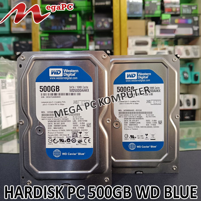 Hardisk PC 3,5&quot; SATA 500GB WD Garansi 1 Tahun