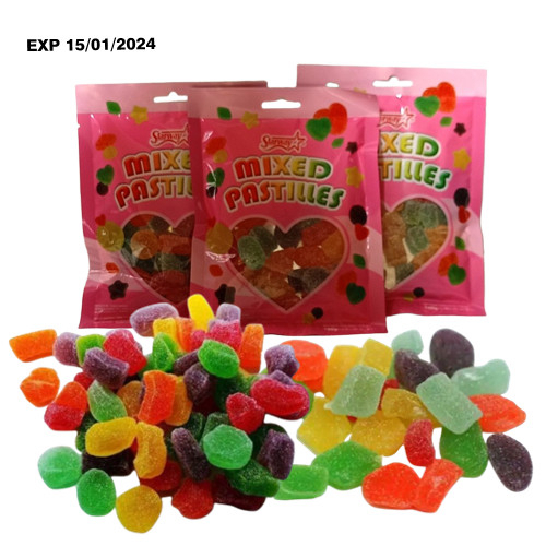 Permen Jelly Malaysia Fruit Mixed Pastilles Starway 100 Gram