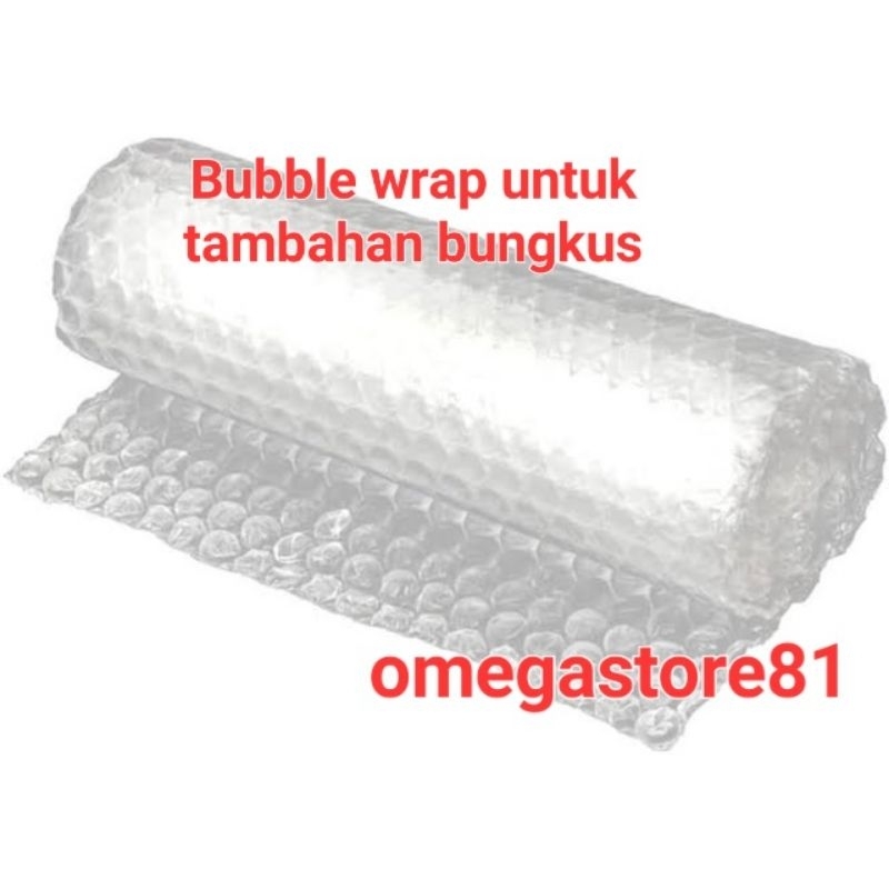 

Bubble wrap untuk bungkus tambahan packing