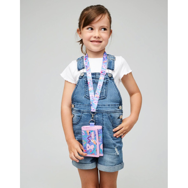 Lanyard Dompet ala Smiggle Dino Hijau