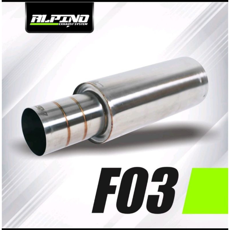 knalpot Alpino F03 polos bass