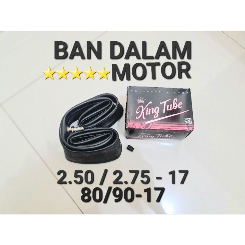 BAN DALAM 70/90-17 SEPEDA MOTOR BAN DALAM MOTOR UKURAN 17 X 2.50 / 2.75 YAMAHA HONDA BAN MOTOR DEPAN / BELAKANG