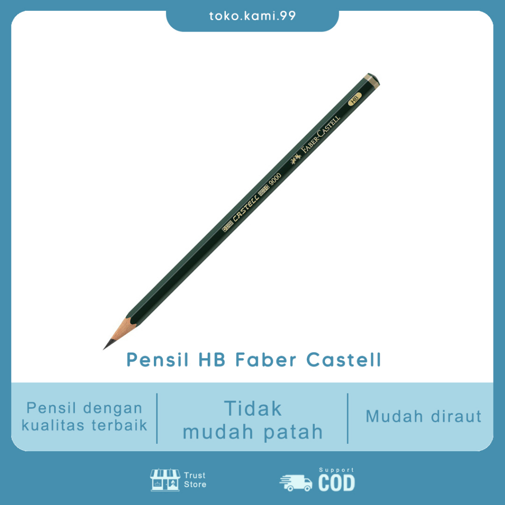 

Pensil HB Faber Castell / Pensil Ujian