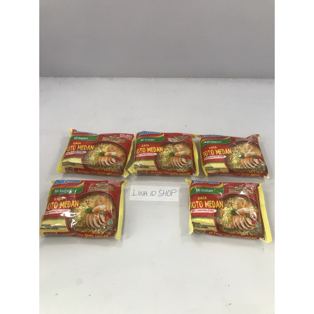 

3 Bungkus - Indomie Mi Instan Rasa Soto Medan Khas Sumatera Utara / Lengkap dengan Minyak Soto Kemasan 70gr