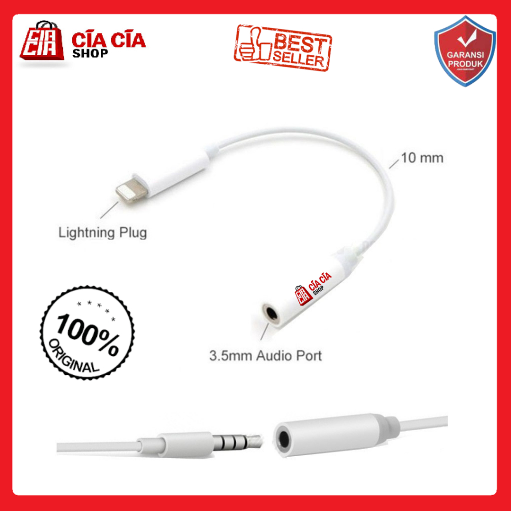 Converter Lighting To Jack 3.5mm Lighting Adapter Converter Audio Converter Earphone Ip 7 8 X XS XR 11 12 13 14