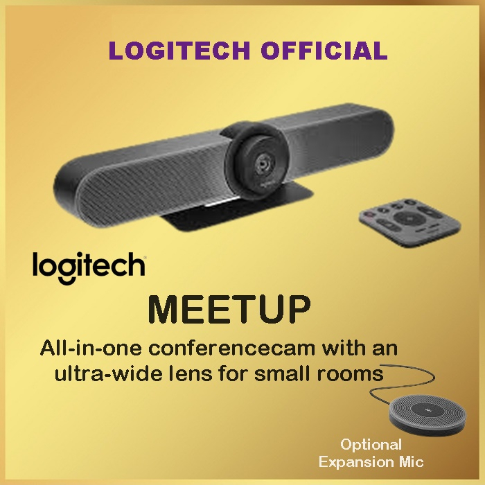 Logitech MeetUp All-in-one Conference Cam Ultra Wide Lens Meet Up Cam