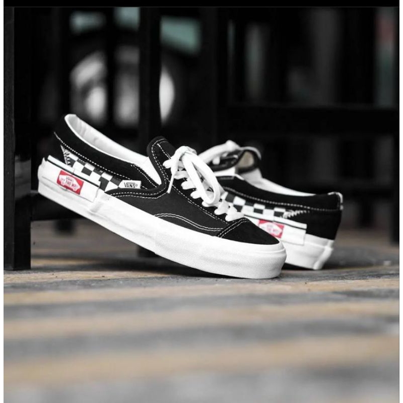 Vans Slipon Cut and Paste Classic Black White
