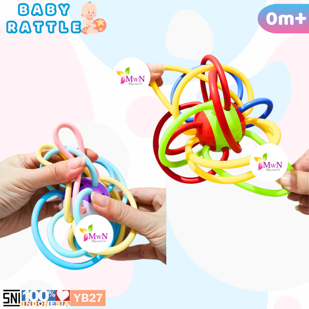 MWN Mainan Anak Bayi Baby Rattle Toys YB27