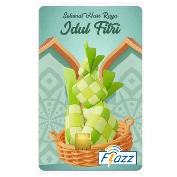 Flazz BCA Gen 2/Gen2 - edisi KETUPAT LEBARAN /IDUL FITRI 2023 ORI /Like eTOLL eMONEY Tapcach Brizzi